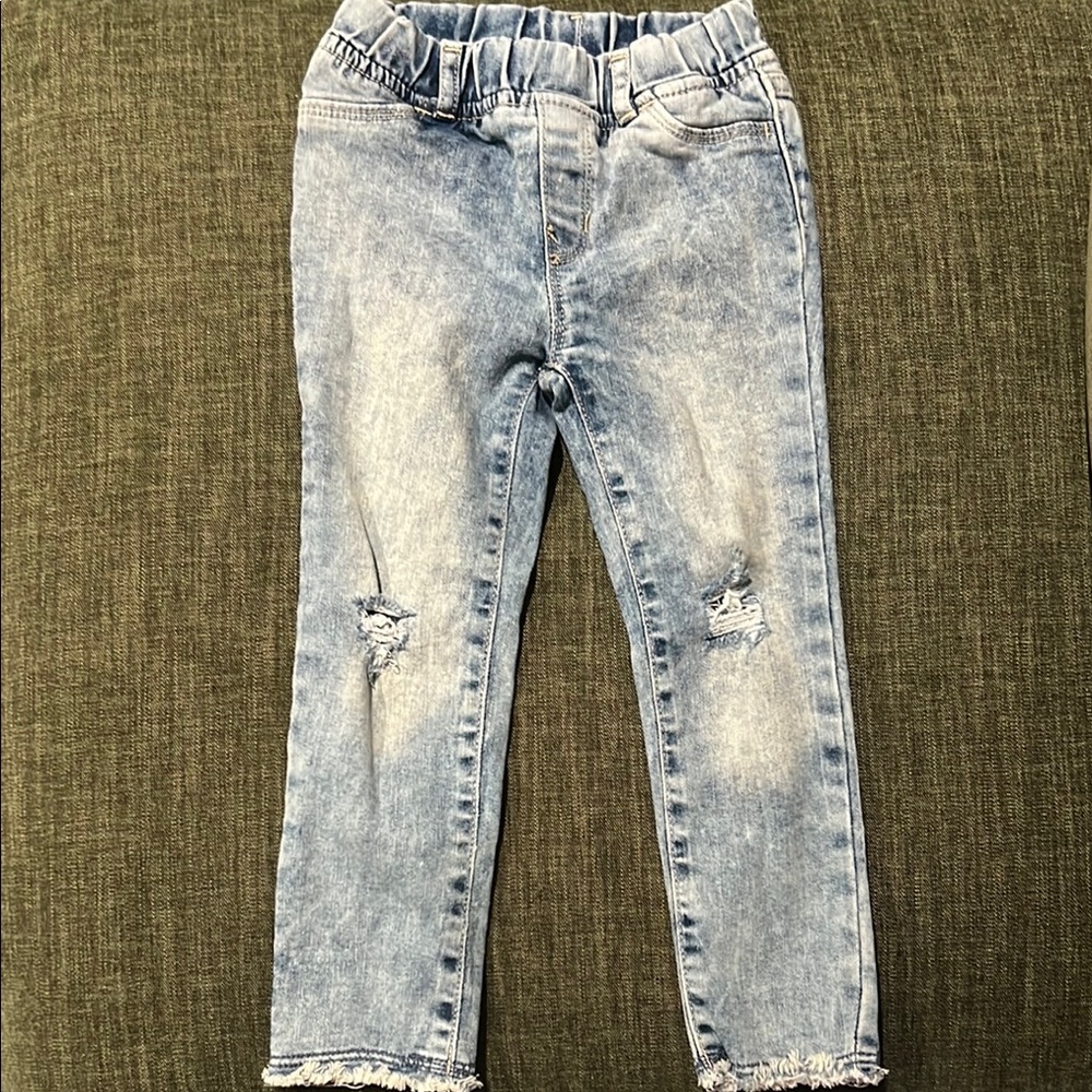GAP Light Blue Distressed Kids Jeans